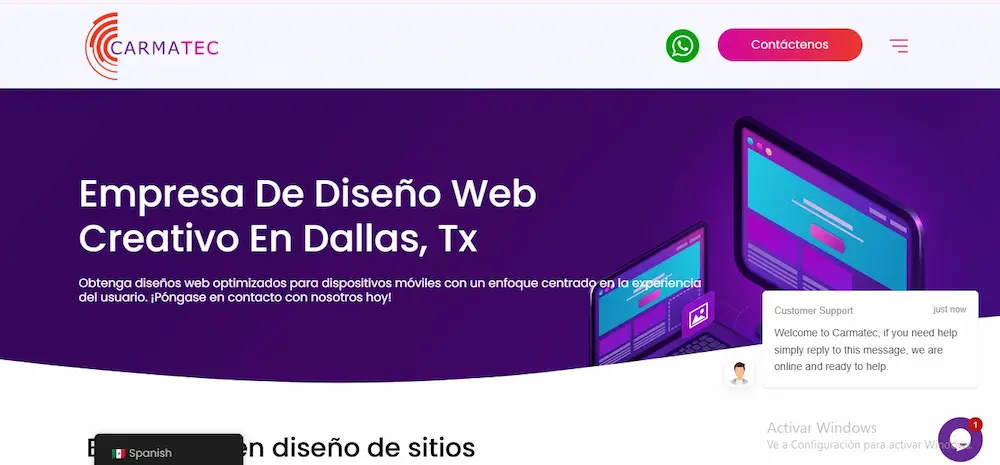 5 mejores agencias de Desarrollo Web en Dallas Texas Agencia Desarrollo Web Carmatec